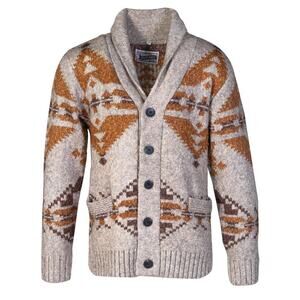 Schott Bros The Motif Yak Blend Caridgan Sweater - Large